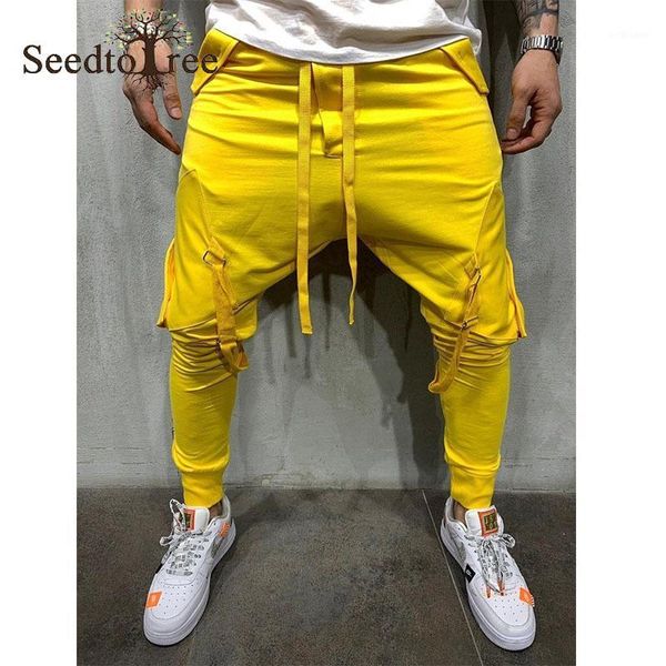 men's sweatpants drawstring harem pants hip-hop big pockets solid color small foot casual men, Black
men's sweatpants drawstring harem pants hip-hop big pockets solid color small foot casual men, Black