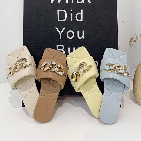slippers 2021summer fashion women's solid color chain ladies outdoor slides flat breathable beach shoes woman casual flip flops, Black
slippers 2021summer fashion women's solid color chain ladies outdoor slides flat breathable beach shoes woman casual flip flops, Black