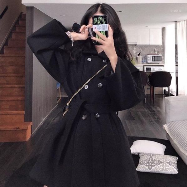 women's wool & blends jacket women coat autumn and winter black female casual woolen veste manteau femme
women's wool & blends jacket women coat autumn and winter black female casual woolen veste manteau femme