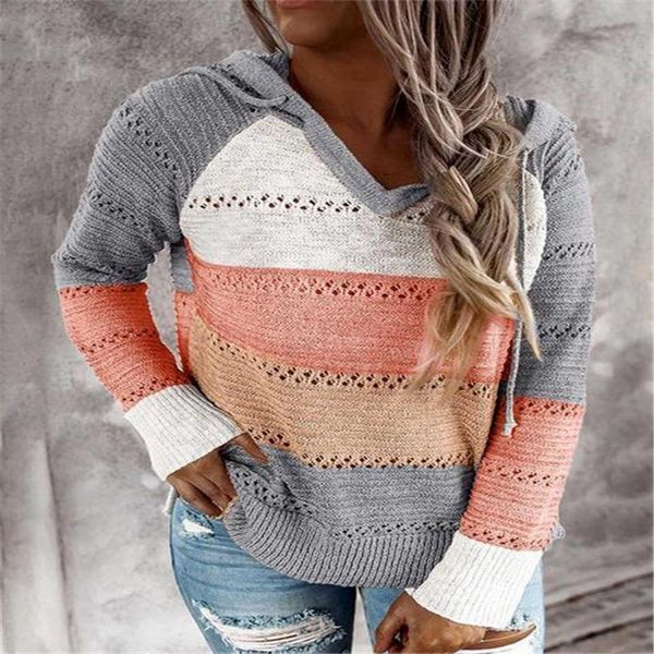 plus size t-shirt boozrey autumn female hoodies women hooded sweater long sleeve v-neck knitted casual striped pullover jumpers, Black
plus size t-shirt boozrey autumn female hoodies women hooded sweater long sleeve v-neck knitted casual striped pullover jumpers, Black