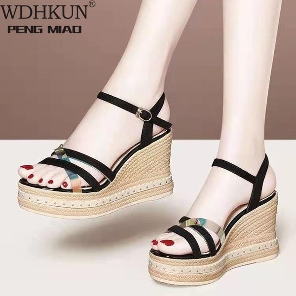 sandals summer platform 2021 fashion women strap gladiator sandal wedges shoes casual woman peep toe espadrille femme igdv, Black
sandals summer platform 2021 fashion women strap gladiator sandal wedges shoes casual woman peep toe espadrille femme igdv, Black