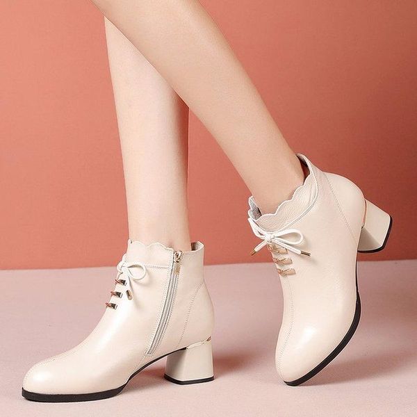 retro women's short boots block heel ankle side zipper high heels shoes women, Black
retro women's short boots block heel ankle side zipper high heels shoes women, Black