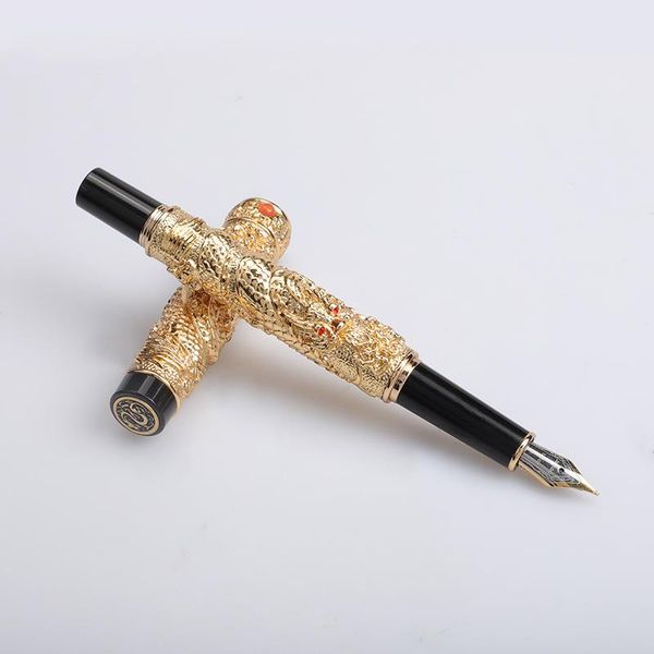 fountain pens jinhao ancient small double dragon playing a ball fine nib pen emboss ink for writing collection gift stationery
fountain pens jinhao ancient small double dragon playing a ball fine nib pen emboss ink for writing collection gift stationery