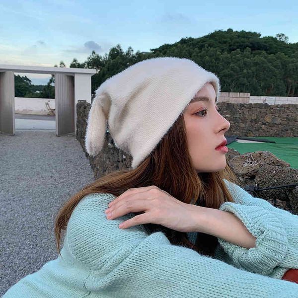 hat female autumn and winter sweet lovely rabbit ear knitted wool hat children's stall warm cold, Blue;gray
hat female autumn and winter sweet lovely rabbit ear knitted wool hat children's stall warm cold, Blue;gray