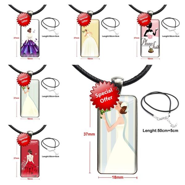 pendant necklaces personalised wedding for girls gift steel color glass cabochon with rectangle shaped choker necklace en ligne, Silver
pendant necklaces personalised wedding for girls gift steel color glass cabochon with rectangle shaped choker necklace en ligne, Silver
