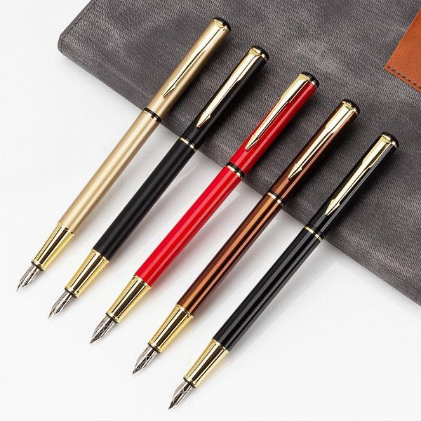 fountain pens colorful luxury quality metal business office pen student school stationery supplies ink calligraphy
fountain pens colorful luxury quality metal business office pen student school stationery supplies ink calligraphy