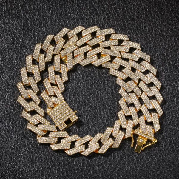 chains fashion charm 20mm prong cuban link rhinestone necklace chain 3 row full bling punk hip hop jewelry gifts, Silver
chains fashion charm 20mm prong cuban link rhinestone necklace chain 3 row full bling punk hip hop jewelry gifts, Silver