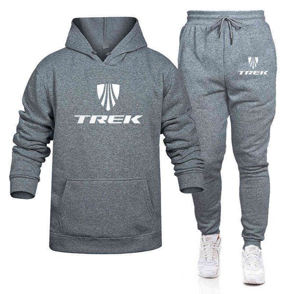 trek mountain bike fall/winter fashion men's pullover sweater cotton men's sportswear hoodie two-piece + pants sweatshirt track g1, Gray
trek mountain bike fall/winter fashion men's pullover sweater cotton men's sportswear hoodie two-piece + pants sweatshirt track g1, Gray