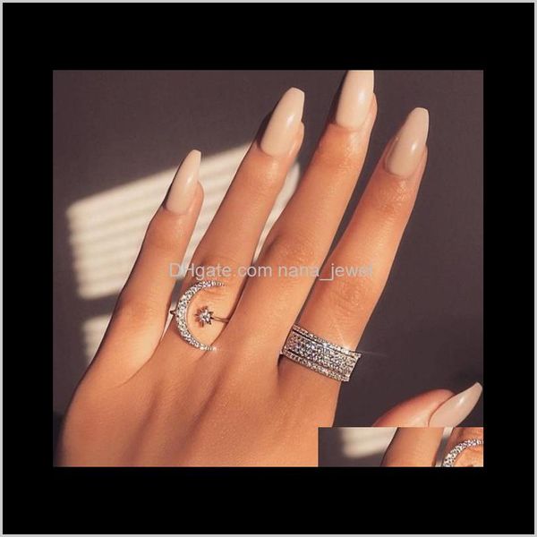 classical fashion jewelry 925 sterling silver pave white clear 5a cubic zirconia opening adjustable women wedding star moon ring gift bhp1q, Slivery;golden
classical fashion jewelry 925 sterling silver pave white clear 5a cubic zirconia opening adjustable women wedding star moon ring gift bhp1q, Slivery;golden