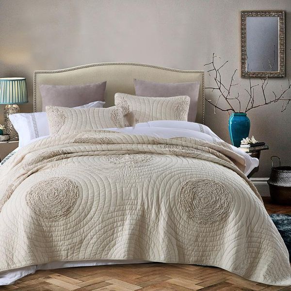 comforters & sets chausub coverlet set 3pcs cotton quilt europe solid applique quilts quilted bedspreads bed cover with 2 shams king size
comforters & sets chausub coverlet set 3pcs cotton quilt europe solid applique quilts quilted bedspreads bed cover with 2 shams king size