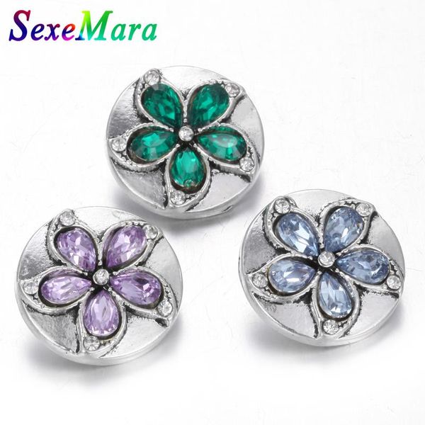charm bracelets 6pcs/lot snap jewelry 18mm metal button crystal flower fit leather wrap, Golden;silver
charm bracelets 6pcs/lot snap jewelry 18mm metal button crystal flower fit leather wrap, Golden;silver
