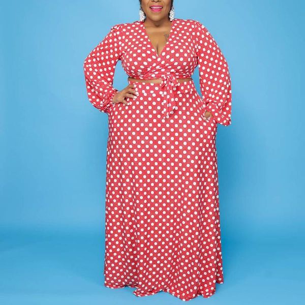 plus size tracksuits 2021 european american style women's tie high waist printing polka dot long sleeve fashion two-piece suit, Black
plus size tracksuits 2021 european american style women's tie high waist printing polka dot long sleeve fashion two-piece suit, Black