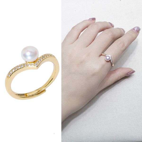 small frh 14k note gold color women's ring personality diy steamed bread pearl jewelry, Silver
small frh 14k note gold color women's ring personality diy steamed bread pearl jewelry, Silver