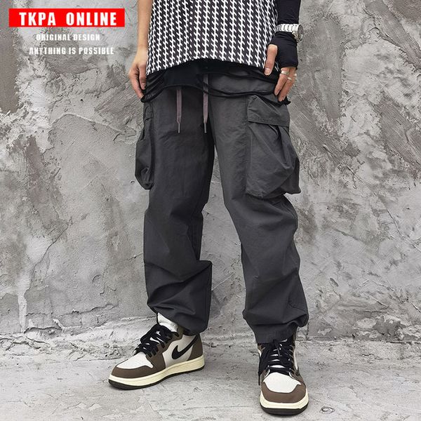 pants fashionable the tkpa straight three-dimensional large pocket overalls for men and women, Black
pants fashionable the tkpa straight three-dimensional large pocket overalls for men and women, Black