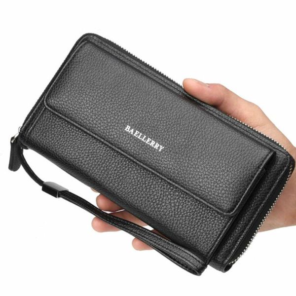 baellerry men wallets long quality large capacity business organizer wallet pu leather phone pocket card holder male, Red;black
baellerry men wallets long quality large capacity business organizer wallet pu leather phone pocket card holder male, Red;black
