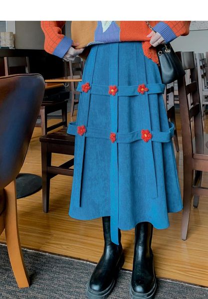 skirts european spring niche design three-dimensional flowers irregular a-line padded corduroy women fashion streetwear 2021, Black
skirts european spring niche design three-dimensional flowers irregular a-line padded corduroy women fashion streetwear 2021, Black