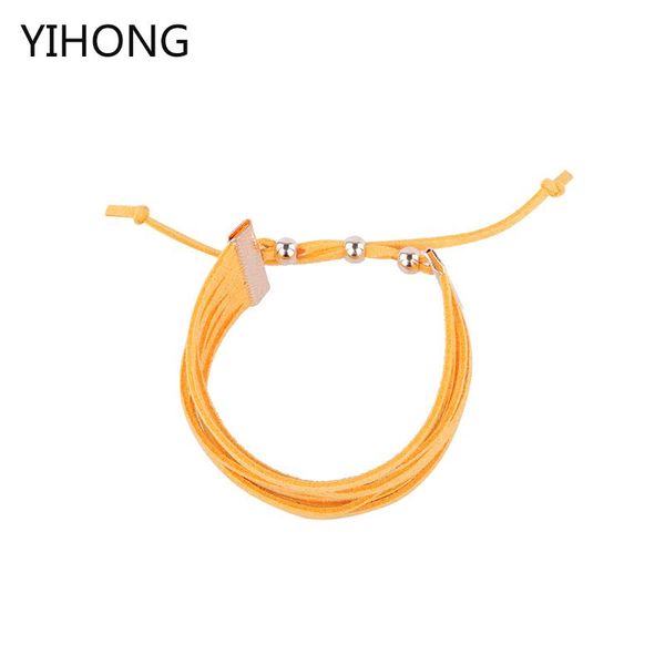 fashion simple wrap multilayer genuine velvet bracelet leather vintage trendy clothing accessories for women jewelry link, chain, Black
fashion simple wrap multilayer genuine velvet bracelet leather vintage trendy clothing accessories for women jewelry link, chain, Black