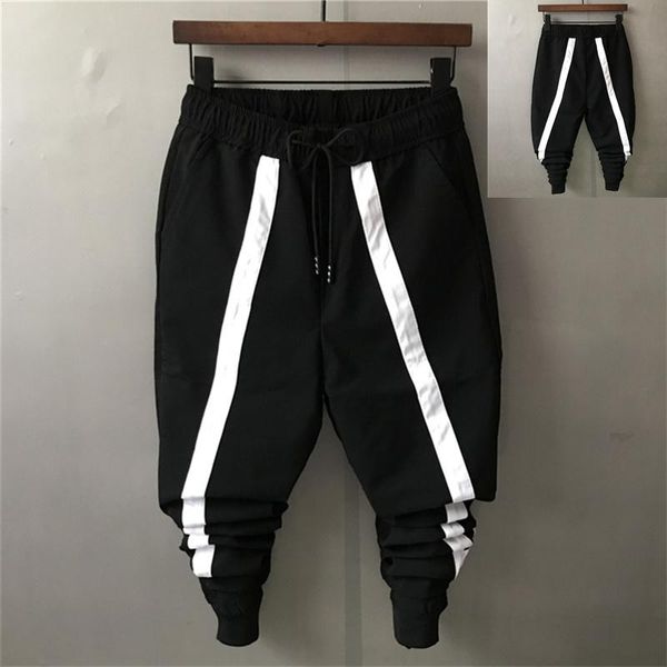 men's pants autumn men black spliced pencil drawstring slim long harem boyfriend trousers street fashion middle waist
men's pants autumn men black spliced pencil drawstring slim long harem boyfriend trousers street fashion middle waist