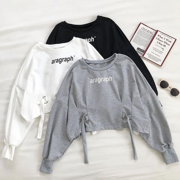 hoodies autumn letter printed sweatshirt women o -neck long sleeve ribbon tie gray black white pullover female loose oversize
hoodies autumn letter printed sweatshirt women o -neck long sleeve ribbon tie gray black white pullover female loose oversize