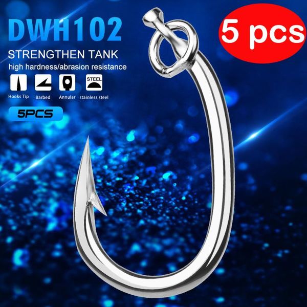 pcs sea fishing swivels hook with barbed tuna water corrosion resistant ship quality big hooks
pcs sea fishing swivels hook with barbed tuna water corrosion resistant ship quality big hooks
