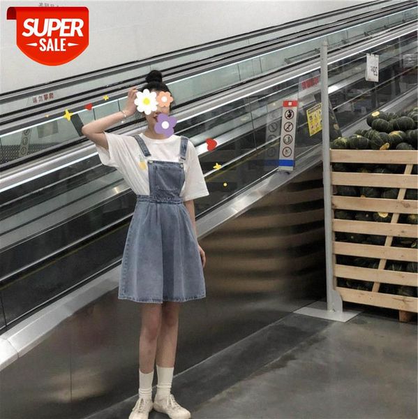 korean style chic retro college age reduction cute loose 100 daa strap denim dress women's clothing #kq9x, White;black
korean style chic retro college age reduction cute loose 100 daa strap denim dress women's clothing #kq9x, White;black