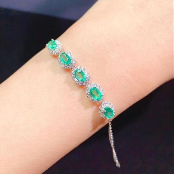 link, chain charm 925 silver bracelets feminine real natural emerald stone hand fashion costume jewelry women 2021 trend, Black
link, chain charm 925 silver bracelets feminine real natural emerald stone hand fashion costume jewelry women 2021 trend, Black