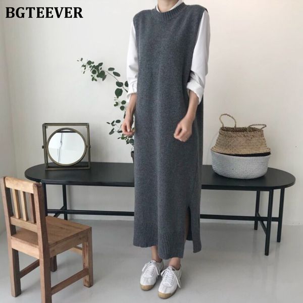casual dresses dresses women sleeveless knitted spring o-neck side split female sweater long dress waistcoat vestidos femme wbon, Black;gray
casual dresses dresses women sleeveless knitted spring o-neck side split female sweater long dress waistcoat vestidos femme wbon, Black;gray