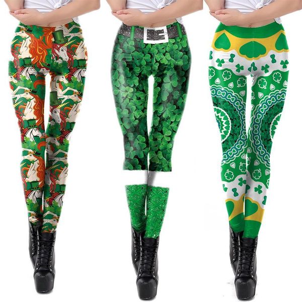 irish festival holiday pants women leggings st.patrick day printing dinner party, Black
irish festival holiday pants women leggings st.patrick day printing dinner party, Black