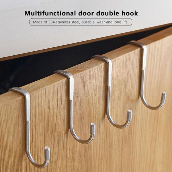 hooks & rails storage hanger s shape dual punching cabinet hook 304 stainless steel 4.5cm door coat holder for kitchen bathroom
hooks & rails storage hanger s shape dual punching cabinet hook 304 stainless steel 4.5cm door coat holder for kitchen bathroom