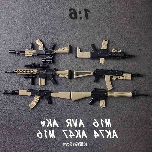 5444mini alloy assemble 1:6 rifle m16 ak47 akm toy gun military model weapon for adults collection children boys creative gifts
5444mini alloy assemble 1:6 rifle m16 ak47 akm toy gun military model weapon for adults collection children boys creative gifts