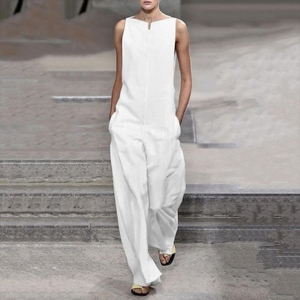 casual loose summer sleeveless women jumpsuits solid black white streetwear pocket long pants overalls
casual loose summer sleeveless women jumpsuits solid black white streetwear pocket long pants overalls