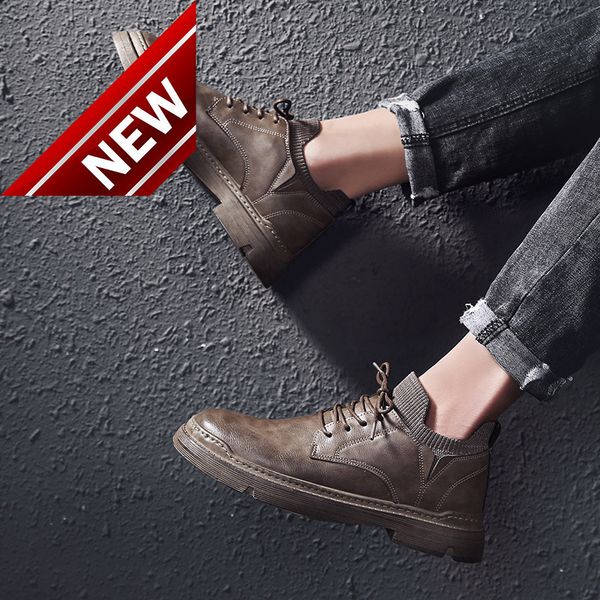 martin low autumn and winter men's work boots british style leather trend plush warm shoes men, Black
martin low autumn and winter men's work boots british style leather trend plush warm shoes men, Black