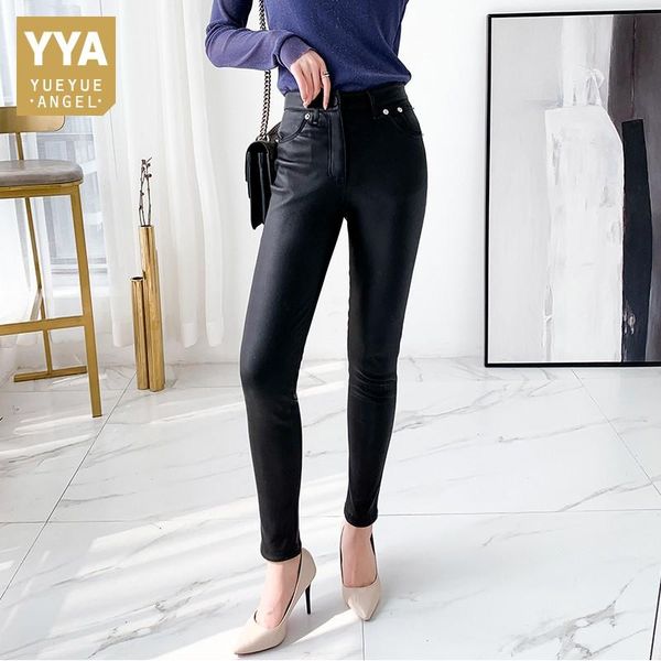 women's pants & capris women matte leather push up skinny pencil office ladies stretchy long trousers luxury sheepskin genuine, Black;white
women's pants & capris women matte leather push up skinny pencil office ladies stretchy long trousers luxury sheepskin genuine, Black;white