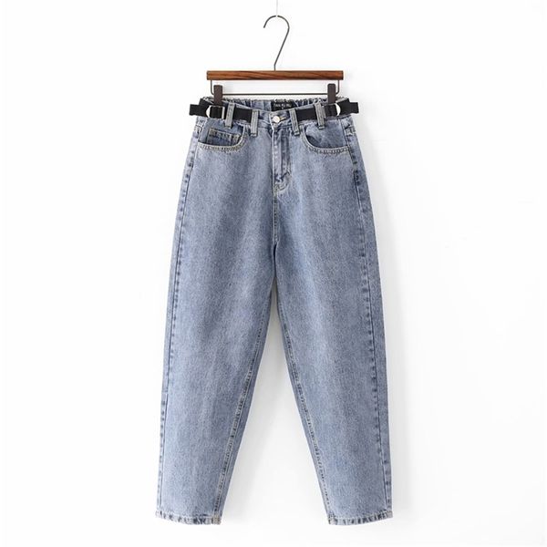 blue jeans pants elastic waist harem high trousers womens clothings mujer pantalones 210421, Black;white
blue jeans pants elastic waist harem high trousers womens clothings mujer pantalones 210421, Black;white