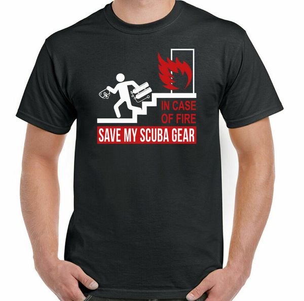 funny scuba diving t-shirt in case of fire save my gear mens dive diver mask top, White;black
funny scuba diving t-shirt in case of fire save my gear mens dive diver mask top, White;black