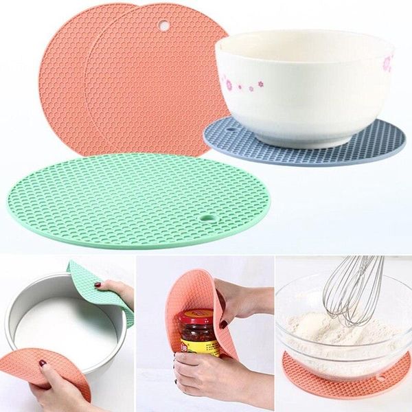 mats & pads 18cm silicone heat insulation pad anti-scald non-slip table mat high temperature pot kitchen accessories
mats & pads 18cm silicone heat insulation pad anti-scald non-slip table mat high temperature pot kitchen accessories
