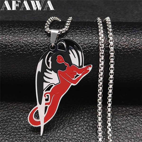 pendant necklaces 2021 wing female devil stainless steel statement necklace silver color pendants jewelry acier inoxydable n3643s02
pendant necklaces 2021 wing female devil stainless steel statement necklace silver color pendants jewelry acier inoxydable n3643s02