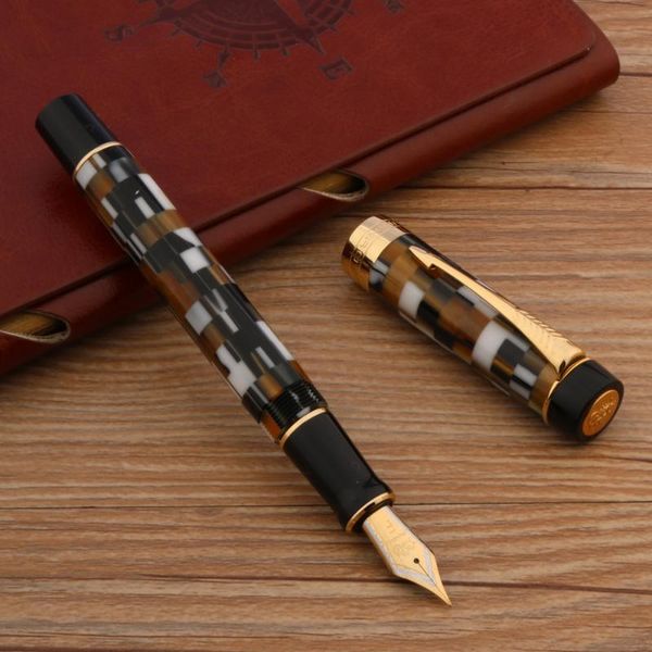 luxury jinhao 100 acrylic fountain pen black blue checkerboard classic spin twist stationery office school supplies writing pens
luxury jinhao 100 acrylic fountain pen black blue checkerboard classic spin twist stationery office school supplies writing pens
