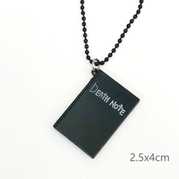 black death note book figure pendant fashion necklace jewelry for gift necklaces, Silver
black death note book figure pendant fashion necklace jewelry for gift necklaces, Silver