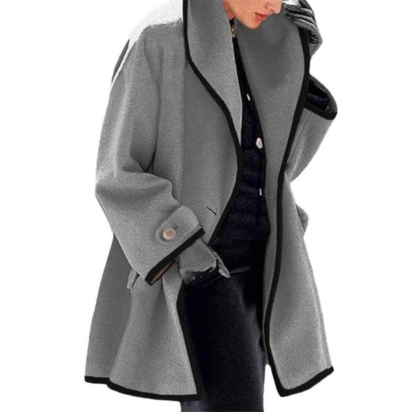 women's trench coats women jacket 2021 woolen coat gorgeous turn-down collar lady soft contrast color, Tan;black
women's trench coats women jacket 2021 woolen coat gorgeous turn-down collar lady soft contrast color, Tan;black