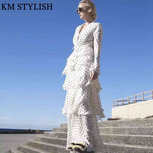 dresses casual early autumn australia zim vintage gold line polka dot cake ankle-length high waist v-neck ruffled women qqes, Black;gray
dresses casual early autumn australia zim vintage gold line polka dot cake ankle-length high waist v-neck ruffled women qqes, Black;gray