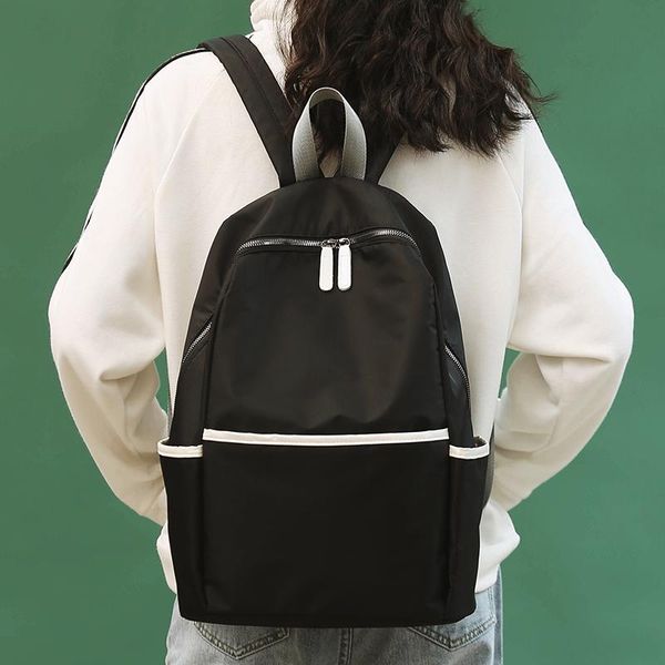 women backpack female nylon school shoulder bag solid color ladies travel backbag
women backpack female nylon school shoulder bag solid color ladies travel backbag