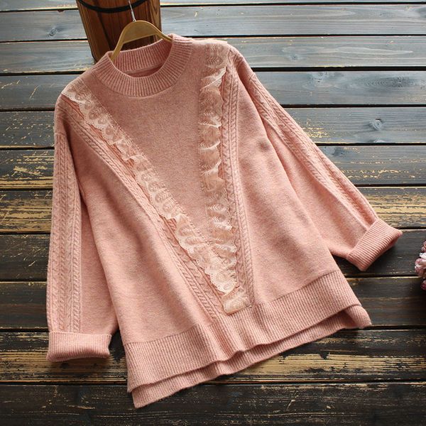 women's t-shirt lamtrip lolita lace ruffles chic kawaii autumn sweater women's wear korean style knitted pullover sweaters jdnh, White
women's t-shirt lamtrip lolita lace ruffles chic kawaii autumn sweater women's wear korean style knitted pullover sweaters jdnh, White