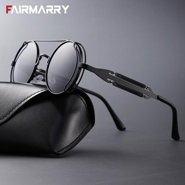 sunglasses fairmarry steampunk style vintage alloy frame round men's sun glasses cosplay eyewear, White;black
sunglasses fairmarry steampunk style vintage alloy frame round men's sun glasses cosplay eyewear, White;black
