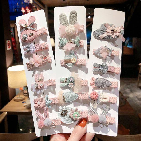 hair clips & barrettes 6 pcs/set cute cartoon girls hairpin delicate metal cotton cloth children hairgrip princess pink clip women mini head, Golden;silver
hair clips & barrettes 6 pcs/set cute cartoon girls hairpin delicate metal cotton cloth children hairgrip princess pink clip women mini head, Golden;silver