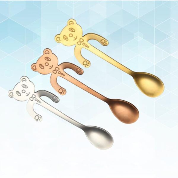 spoons 3pcs stainless steel coffee hanging spoon cartoon bear cup tea stirring cutlery for kitchen use silver
spoons 3pcs stainless steel coffee hanging spoon cartoon bear cup tea stirring cutlery for kitchen use silver