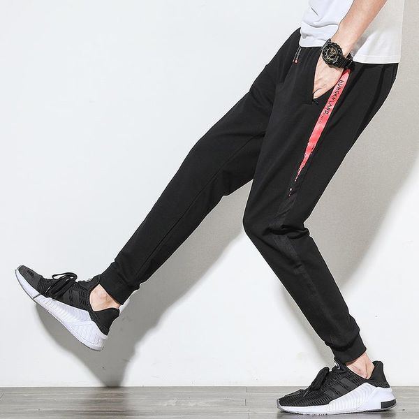 sweatpants casual pants men full sportswear elastic cotton mens fitness workout skinny trousers cotton/polyester to choose men's, Black
sweatpants casual pants men full sportswear elastic cotton mens fitness workout skinny trousers cotton/polyester to choose men's, Black