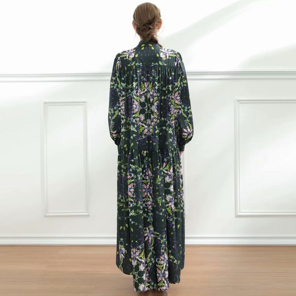 dress seqinyy loose black 2021 spring fashion design female manga long bohemian printing flowers midi, Black;gray
dress seqinyy loose black 2021 spring fashion design female manga long bohemian printing flowers midi, Black;gray