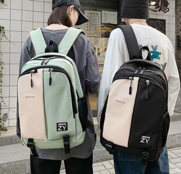 school bags korean fashion style men women nylon bag large capacity zipper double shoulder travel backpack
school bags korean fashion style men women nylon bag large capacity zipper double shoulder travel backpack