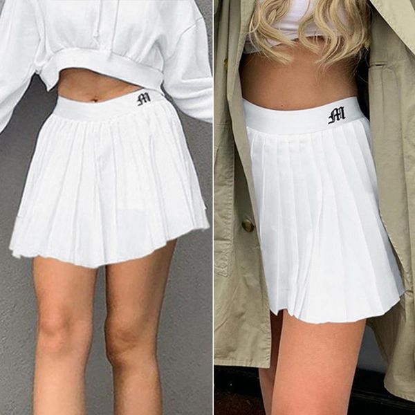 korean fashion pleated skirts womens letter embroidery high waist casual mini skirt woman summer streetwear, Black
korean fashion pleated skirts womens letter embroidery high waist casual mini skirt woman summer streetwear, Black